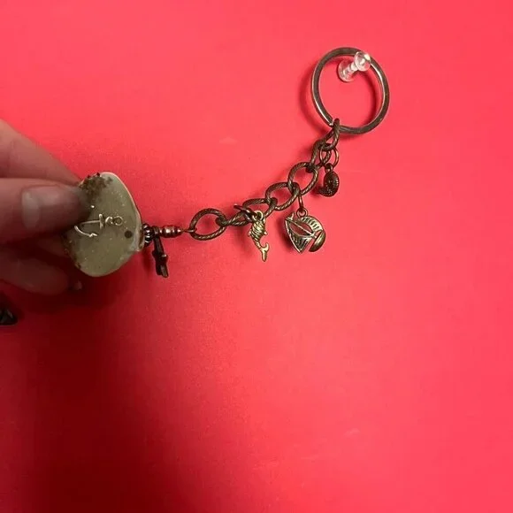 Handmade seashell keychain ๐ค๐คโโโโโ - Picture 2 of 4